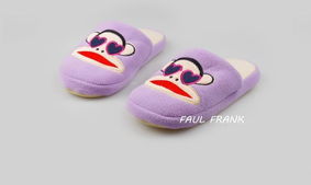 2012新款大嘴猴舒棉绒牛筋底家居拖鞋 舒适与时尚的完美结合